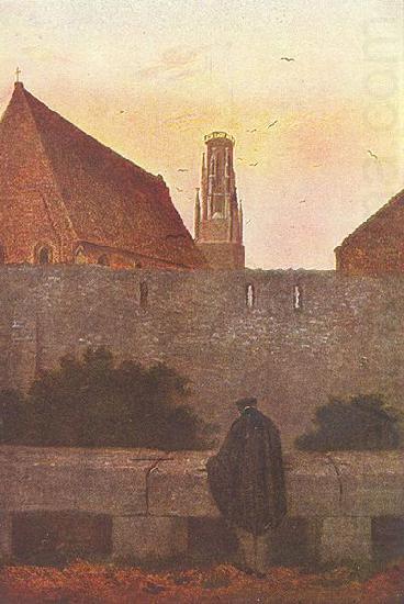 Caspar David Friedrich By the townwall china oil painting image